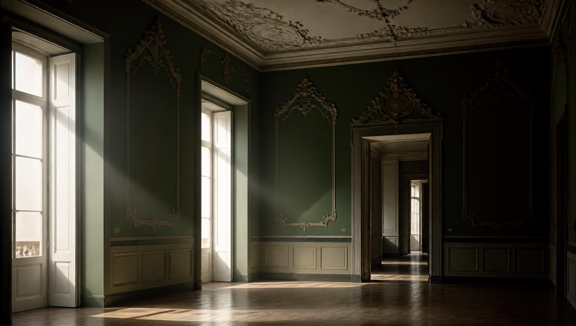 Interior de edifício histórico recuperado
